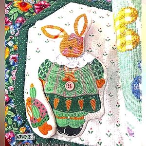 Easter rabbit table runner place mats
